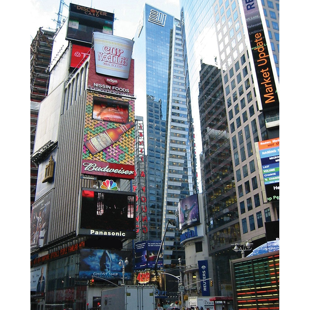 times square photo backdrop