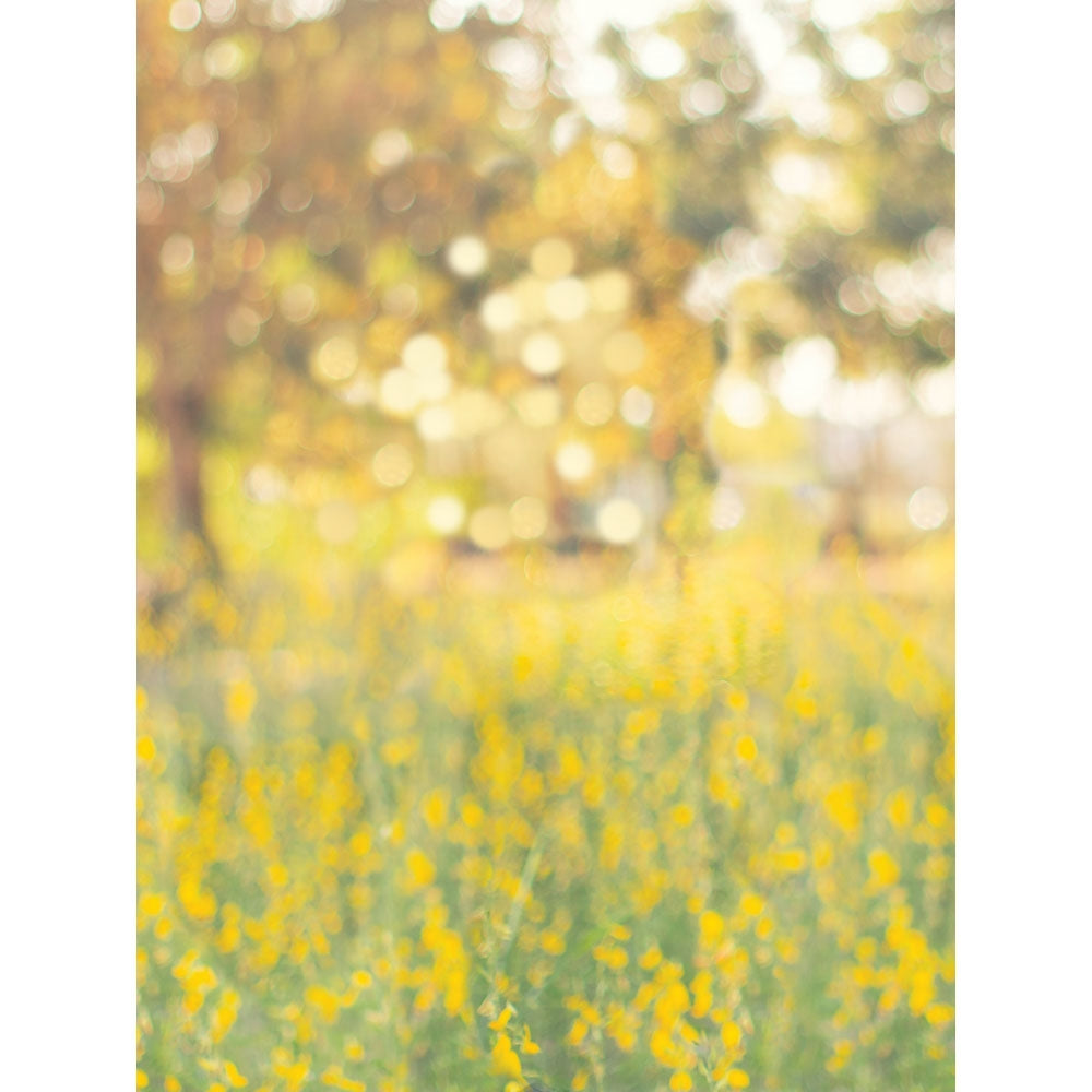 Yellow Flower Scenic Backdrop