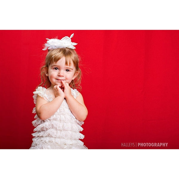 Holiday Red Fabric Backdrop