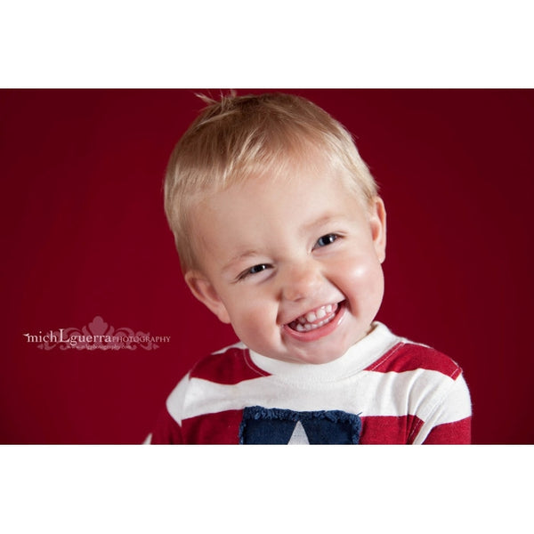 Holiday Red Fabric Backdrop