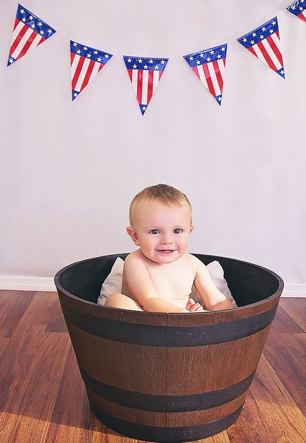 Bright White Fabric Backdrop