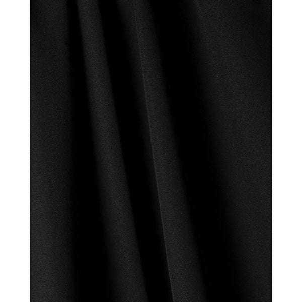 close up of black fabric backdrop