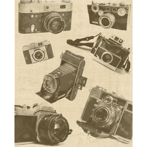 Vintage Camera Printed Backdrop