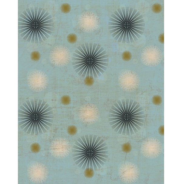 Blue Dandelion Printed Backdrop