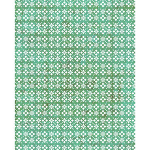 Distressed Green Diamond Printed Backdrop