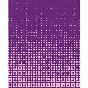 Purple Halftone Dot Printed Backdrop