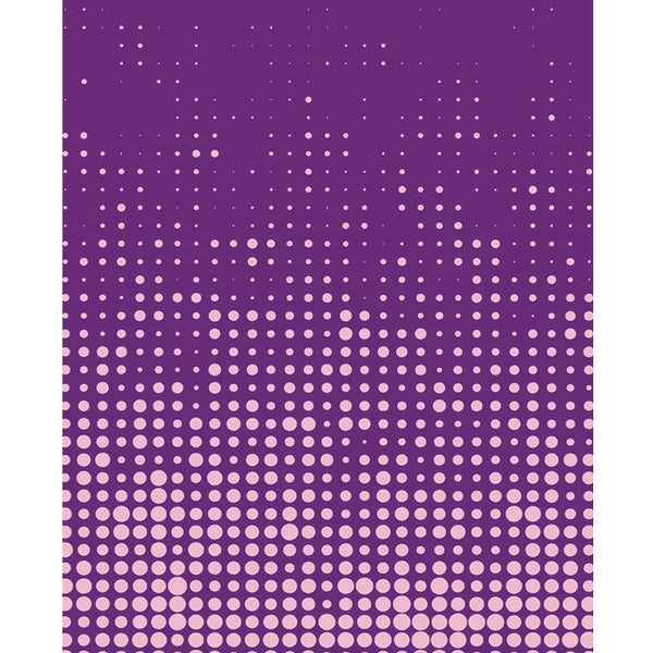 Purple Halftone Dot Printed Backdrop