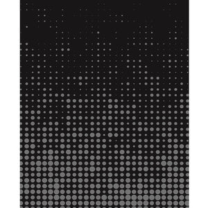 Black & Gray Halftone Printed Backdrop