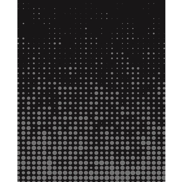 Black & Gray Halftone Printed Backdrop