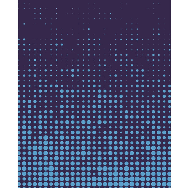 Dark Blue Halftone Printed Backdrop