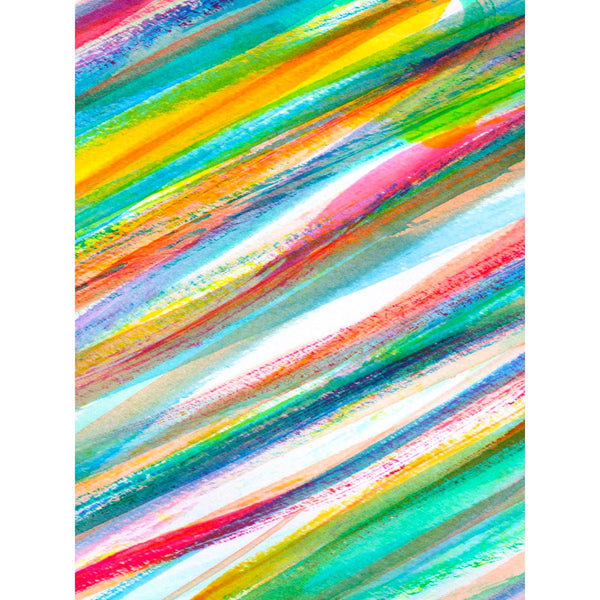 Rainbow Streaks Printed Backdrop