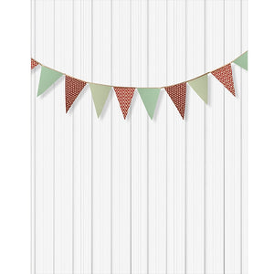 Holiday Bunting Printed Backdrop