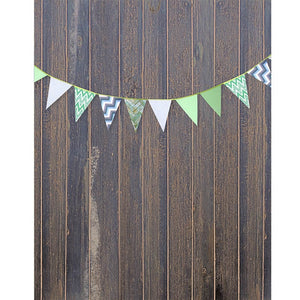 Blue Pine Bunting Printed Backdrop