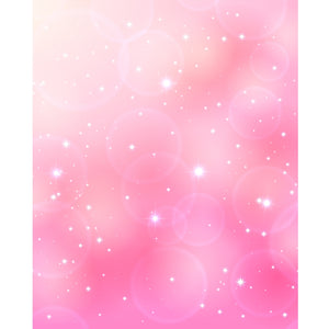 Sparkling Pink Bokeh Printed Backdrop