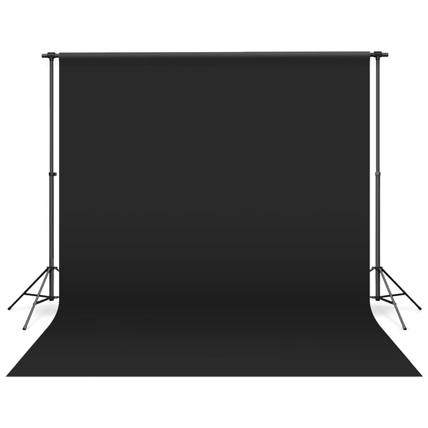 Deep Black Fabric Backdrop