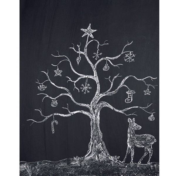 Holiday Scene Printed Backdrop