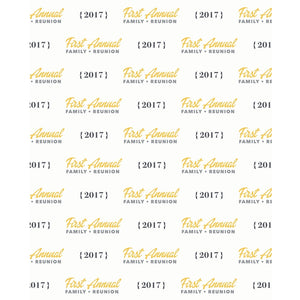 Custom Family Reunion Printed Backdrop