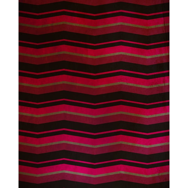 Red & Pink Chevron Printed Backdrop