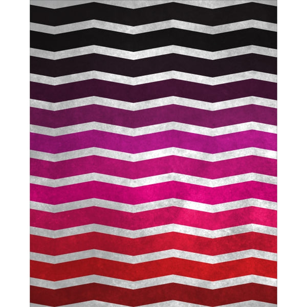 Distressed Pink Chevron Printed Backdrop