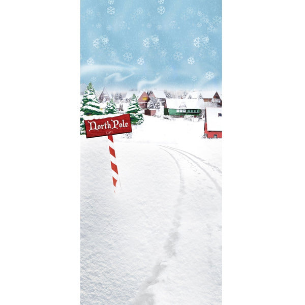 North Pole Floor Extended Printed Backdrop