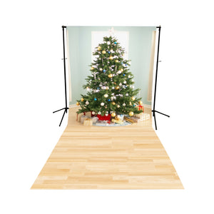 Christmas Morning Floor Extended Printed Backdrop