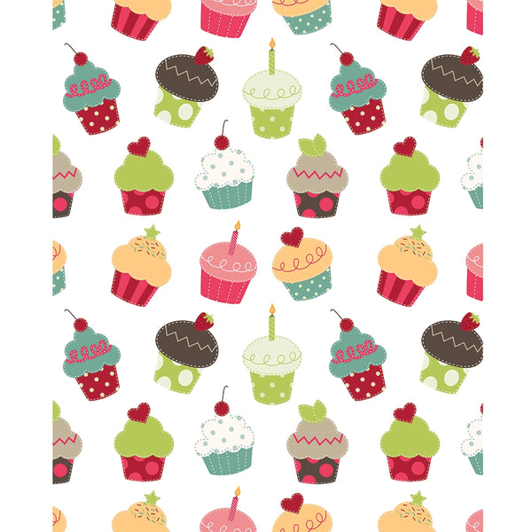 Cupcakes Printed Backdrop