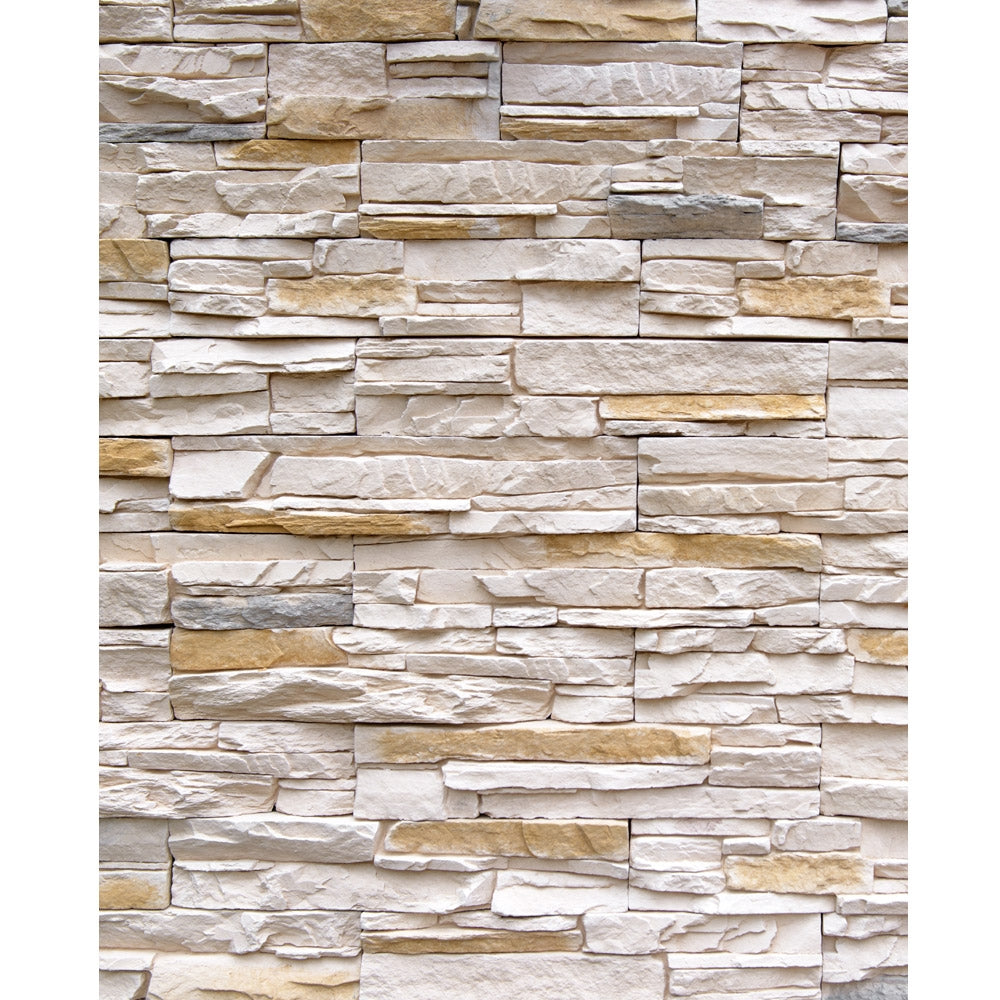 Ivory Stone Wall Backdrop | Backdrop Express