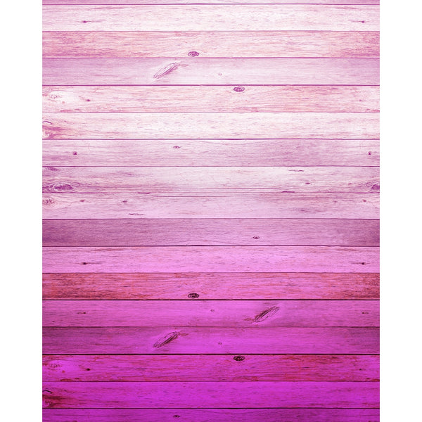 Magenta Ombre Wood Planks