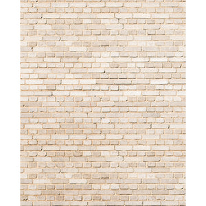 Cream Brick Printed Backdrop