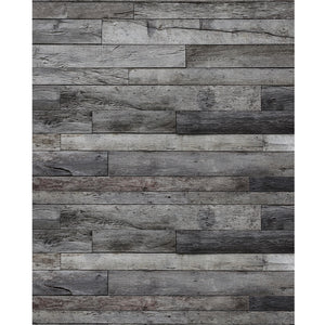 Pewter Planks Printed Backdrop