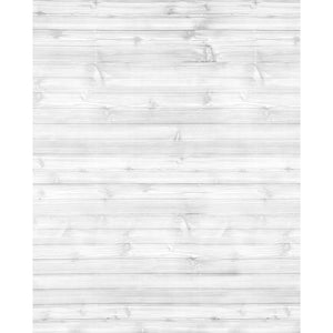 Worn White Planks Printed Backdrop