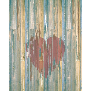 Distressed Heart Planks Floordrop