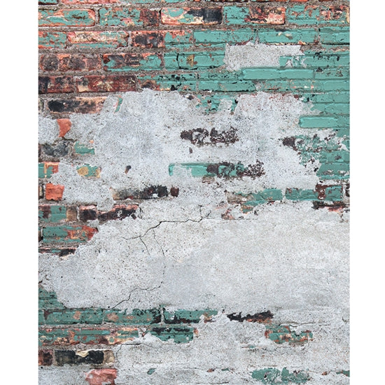 Mint Brick Printed Backdrop