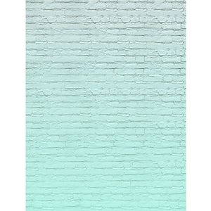 Teal Ombre Brick