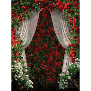 Rose Romance Printed Backdrop