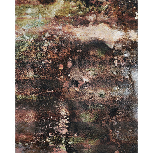 Green Corrosion Printed Backdrop