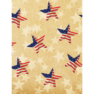 July Stars Printed Backdrop