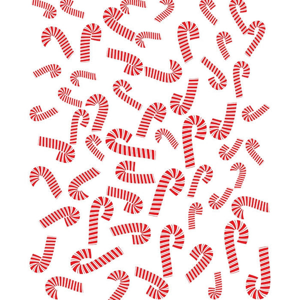 Candy Canes Printed Backdrop