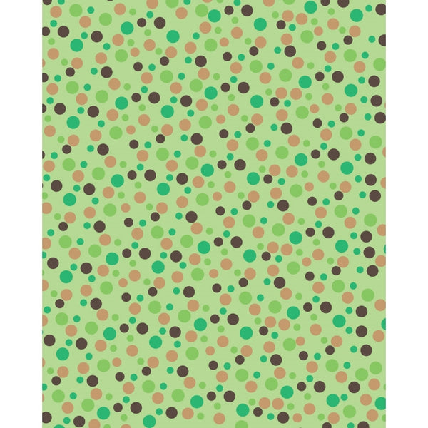 Earthtone Dots Printed Backdrop