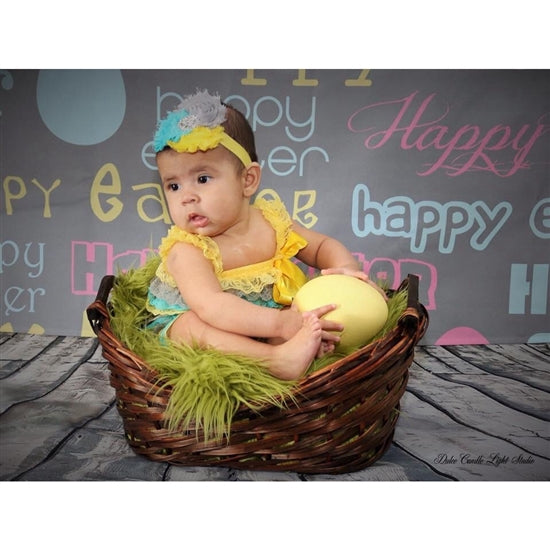 Happy Easter Pastel Printed Backdrop