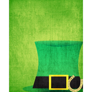 Irish Hat Printed Backdrop