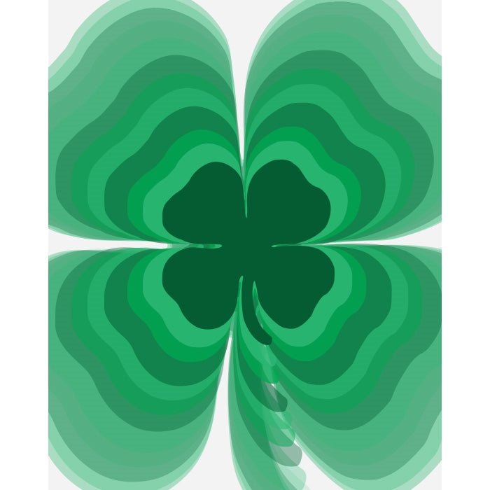 Four Leaf Clover Printed Backdrop | Backdrop Express Four Leaf Clover ...