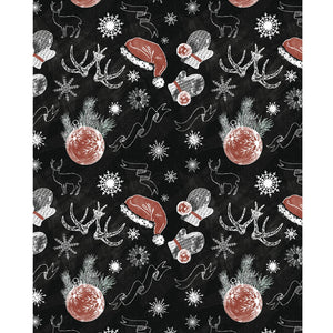 Holiday Chalkboard Printed Backdrop