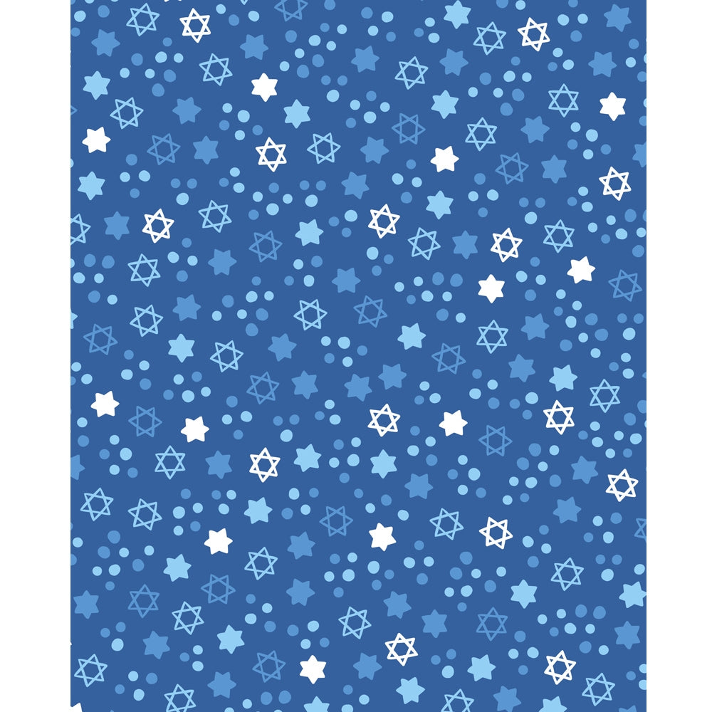 Star of David Sprinkles Printed Backdrop | Backdrop Express Star of ...
