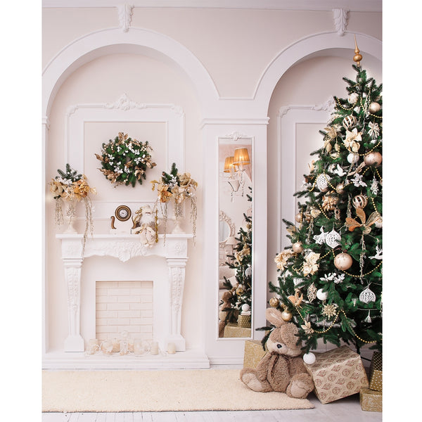 Classic Christmas Printed Backdrop