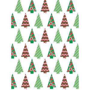 Christmas Candy Trees Backdrop