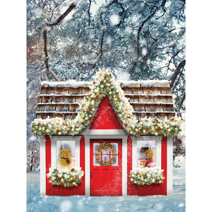 Christmas Playhouse Backdrop