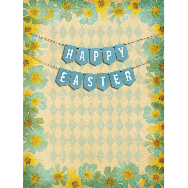 Vintage Easter Printed Backdrop