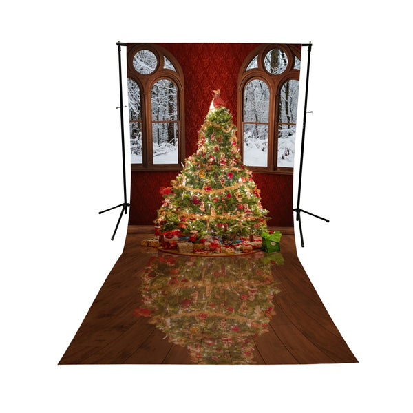 Christmas Ballroom Printed Backdrop