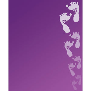 Footprints Printed Backdrop